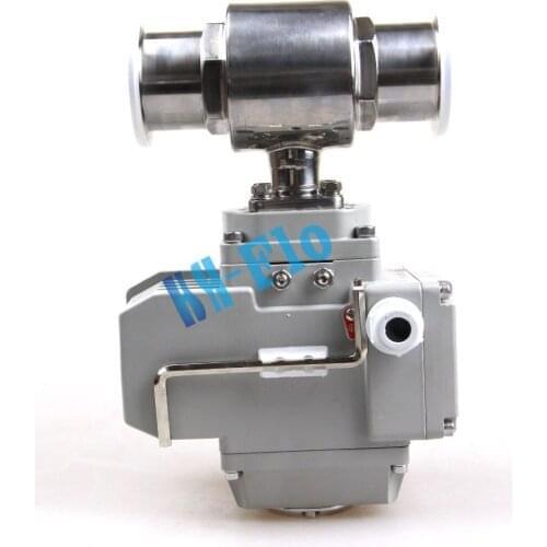 1-3/4" Stainless 304 Tri Clamp Motorized Electric Actuated Ball Valve AC220V