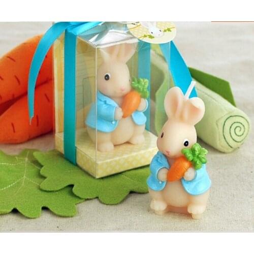 Silicone DIY animal rabbit carrot handmade soap candle cake decorating mold