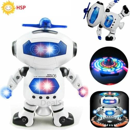 Dancing Robot Toys For Boys Kids Toddler Musical Light Toy Birthday Xmas Gift Hot Sale