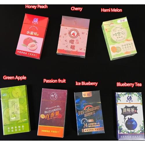 Cherry pineapple peach ice Blueberry Apple Black Tea Cigarette Tea Herbal Cigarettes No Nicotine Tobacco free Smoking cessation