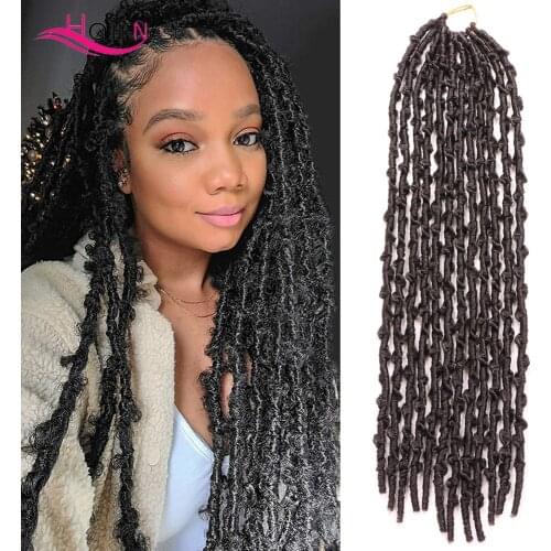 Hair Nest Handmade Butterfly Locs Hair Goddess Pre Looped Short Bob Locs Distressed Locs Crochet Hair Faux Locs Hair Extensions