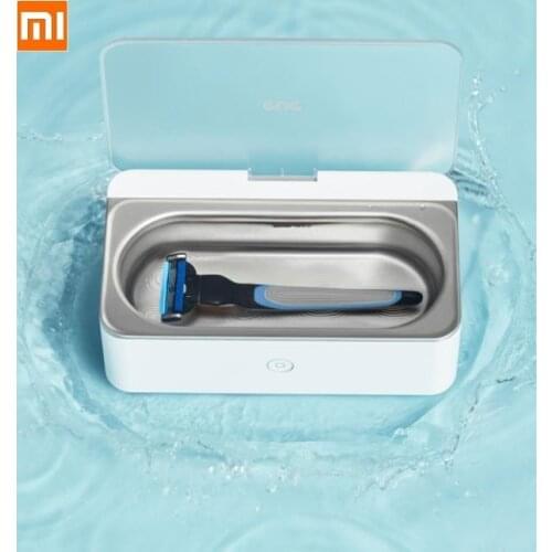 Xiaomi Youpin eue Ultrasonic Cleaner Machine 45000Hz High Frequency Vibration Wash Cleaner Washing Jewelry Glasses Watch