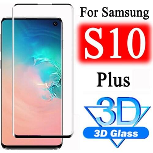 Tempered glass for samsung Galaxy S10e S7 edge S8 S9 S10 plus phone screen protector full cover protective film on the glass