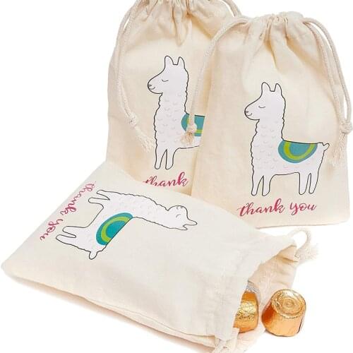 5pcs Llama thank you Candy gift Bag Mexican Cinco de Mayo Fiesta Bachelorette hen Party bridal Baby Shower Birthday Decoration