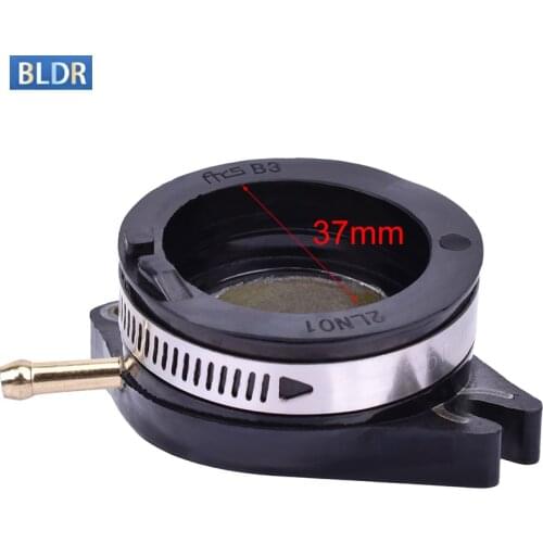 37mm 62mm Carburetor Intake Manifold Pipe Interface Adapter Joint Glue For YAMAHA 2LN XT225 Serow 225 TTR225 XT TTR 225 13586-01