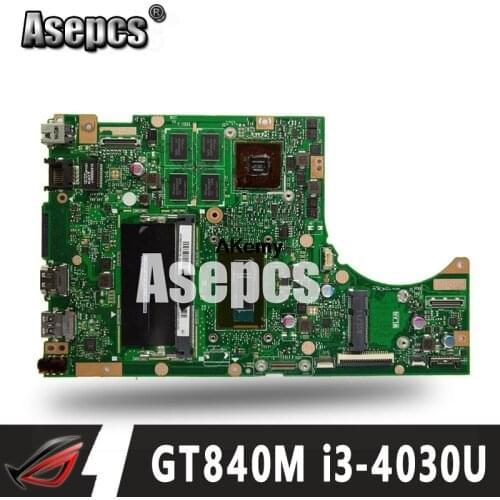 Asepcs TP500LN Laptop motherboard GT840M i3-4030U For Asus TP500L TP500LN TP500LNG Test mainboard motherboard test 100% ok