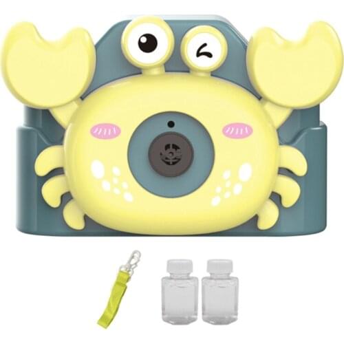 Automatic Crabs Blowing Bubble Blower Machine for Kids Makes Bubbles Use for Parties Weddings and Outdoor Activities