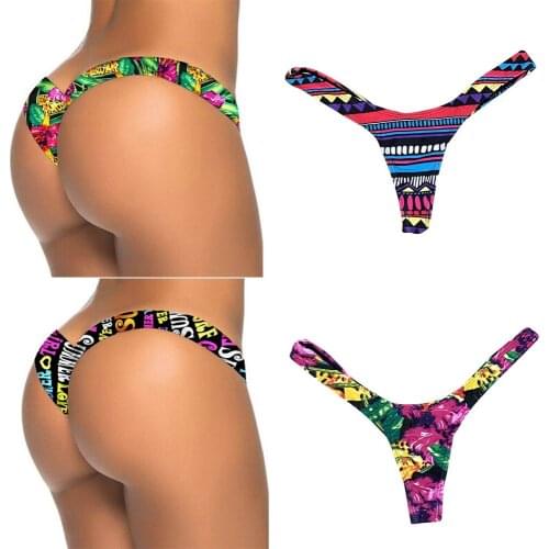 Bikini 2021 Women Brazilian Bikini Bottom Thong Bathing Beach Swimsuit Swimwear Bathing Suit Women Swimwear Women Biquini