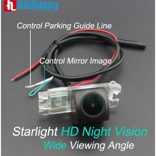 Full HD Reverse Rear View Camera For Ford Mondeo MK4 Fiesta MK6 C-Max MK2 Focus 2 Hatchback Fisheye Lens Night Backup Camera