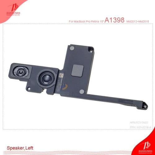 Hanxunda 923-0660 speaker left for MacBook Pro 15" Retina A1398 replacement Mid 2012 to Mid 2015
