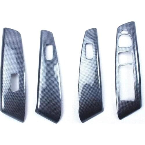 JXKaFa For Hyundai IX35 2013-2017 LHD Car Door Armrest Window Lift Switch Bezel Cover Car Frame Trim Stickers Styling