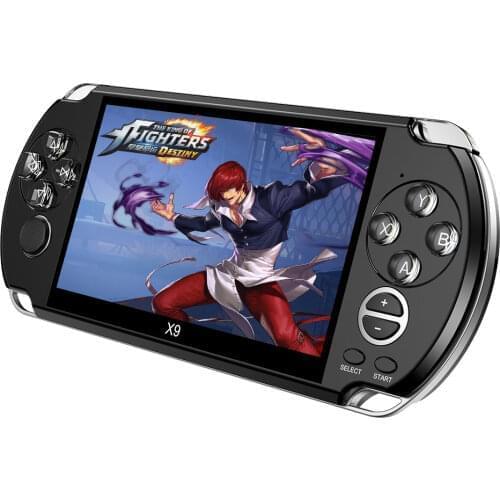 Video Retro Game Console X9 PSVita Handheld Game Player for PSP Viat Retro Games 5.0 inch Screen TV Out with Mp3 Movie Camera PC