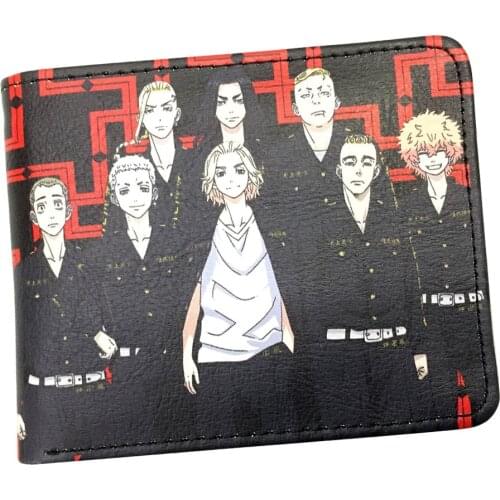 Tokyo Cartoon Anime Wallet Short Purse for MAN Whit Coin Pocket Card Holder