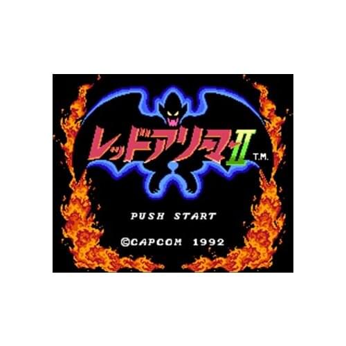 Red Ariimaa 2 Region Free 60 Pin 8Bit Game Card For Subor Game Players