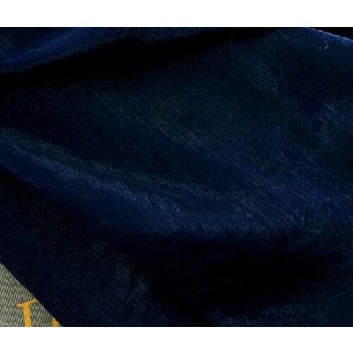 3 meter 150cm 59" width navy crinkle shot-silk chiffon crepe fabric summer dress dance skirts screen material MM44