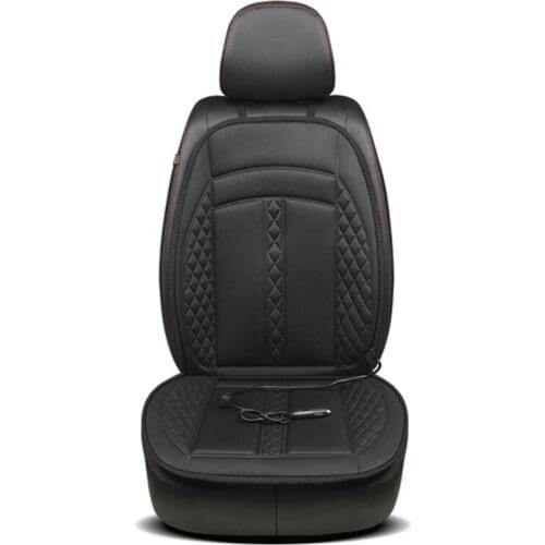 New ONEVER 12V Heated Car Cushion Cover,Heater Warmer, Winter Household Cushion Cardriver Heated Cushion