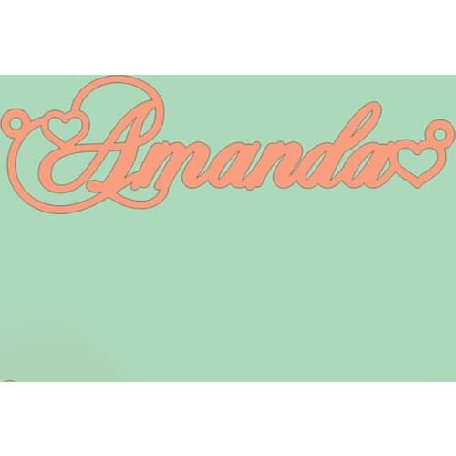 Personalized Name Necklace,Custom Name Necklace, Custom Love Necklaces Stainless Steel Jewelry, Customized Gift for Women Girls