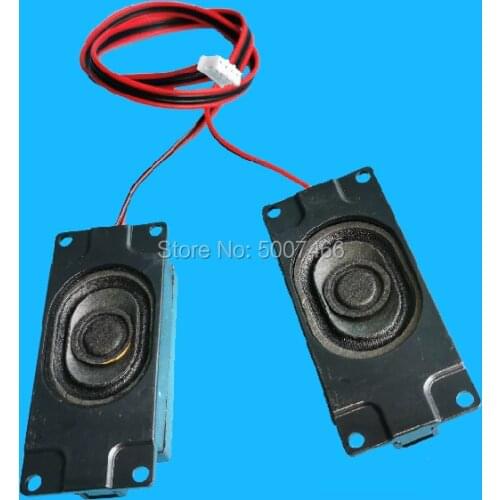 A pair of universal 8 ohm 5 watt small horn speaker amplifiers and 4 pin connector cable for our controller drive motherboard