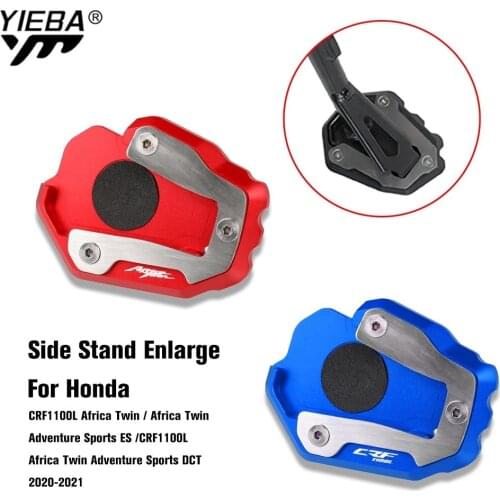 For Honda CRF 1100 L CRF1100L Africa Twin Adventure Sports ES/DCT 2020 2021 Kickstand Foot Side Stand Enlarger Support Plate Pad