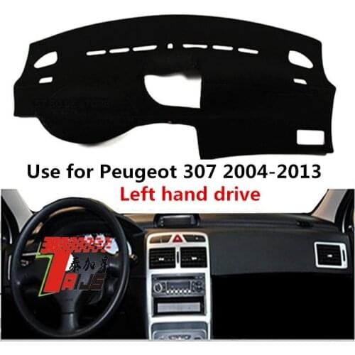 TAIJS Factory Simple Fashion Polyester Fibre Car Dashboard Cover For Peugeot 307 2004 05 06 07 08 09 10 11 1213 Left Hand Drive