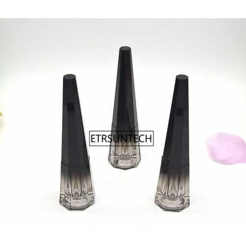 100pcs 3ml Gradient Black Empty Lip Gloss Tube Travel Mini Liquid Batom Lip Serum Foundation Containers Bottle F2470