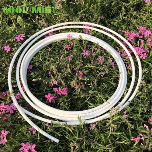 S357 PE tubing 5M/roll black white pipe quality hose 6.35mm outside diameter for watering kits and misting system