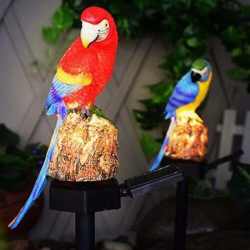 LED Solar Patio Outdoor Decorative Lamp Owl Light Flamingo Light Parrot Light Backyard Lighting Path Landscape Eco Stake Light