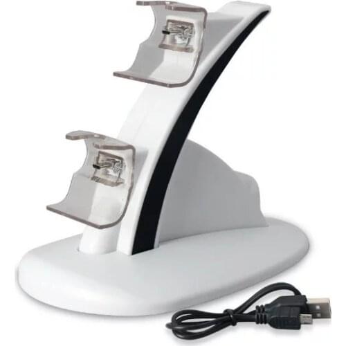 LED Dual 2 Dock Charging Station Stand For XboxOne S Game Console Gamepad Gaming Accessory Controller Charger with USB Cable
