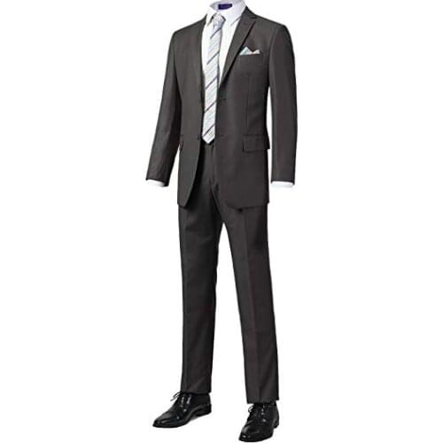 Terno mens suits with pants Business Suits carbon black Single Button Wedding Suit Jacket Coat(Jacket+Vest+Pants)costume homme