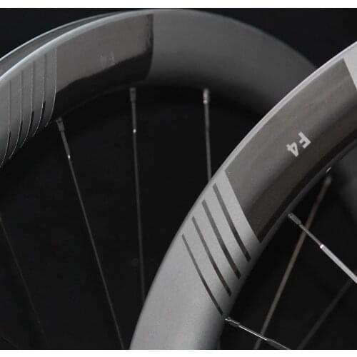 U shape clincher road disc carbon rim 700c brake bike wheel 25mm wide disk brake wheels axle Dt hubs