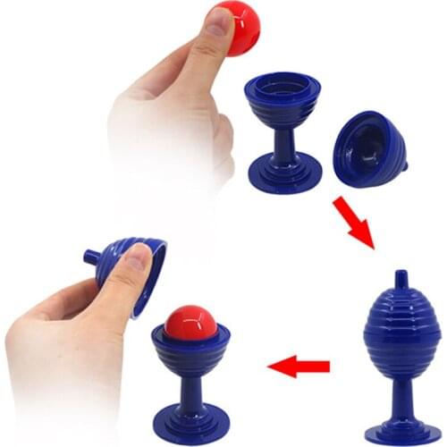 1 Set Ball Vase (Height 10cm) Stage Magic Tricks Ball Appear Vanish Funny Magia Magician Close Up Street Gimmick Kids Magic Show
