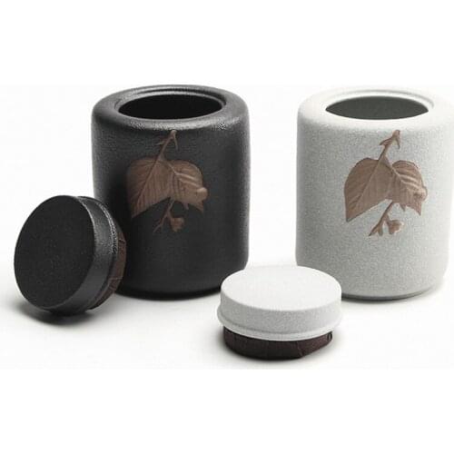 Wonderful tea large ceramic kiln multicolor, sealed cans, tank of tea, sugar, storage jar