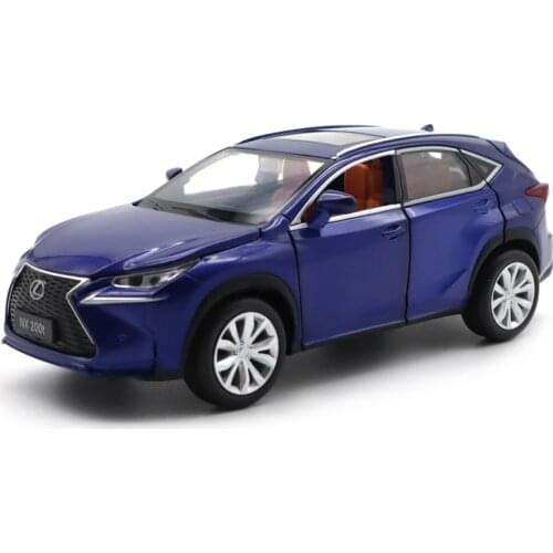 1/32 NX200T NX 200 SUV JKM Diecast Metal Model Car Toys Kids sound light Gifts Pull Back