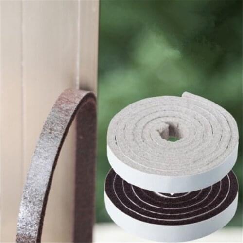 1M Soft Self-adhesive Window Sealing Strip 15mmX6mm Car Door Noise Insulation Rubber Dusting Sealing Tape Window Accessories