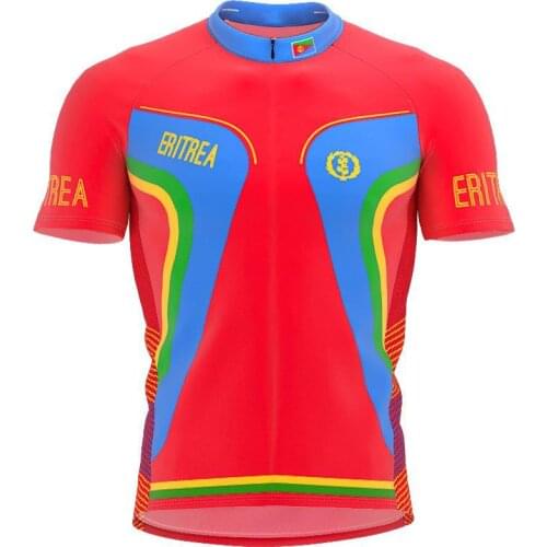 2021 More style Eritrea Men And Women classic cycling team short sleeved bike Road Mountain Race Clothing Maillot bike jersey