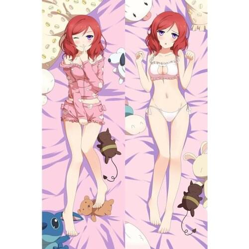 3D Double-sided Japanese Anime Love Live! Nishikino Maki Throw Otaku Dakimakura Gifts Bedding Hugging Body Pillow Case 150x50 CM
