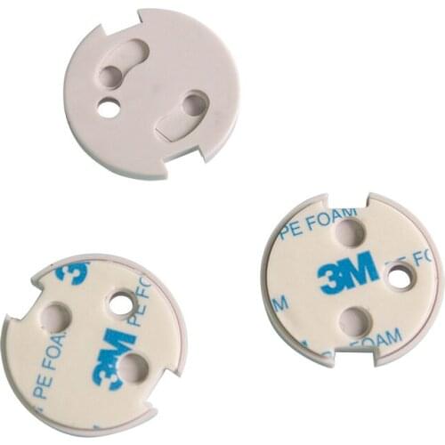 50pcs/pack French Childproof Safety Plug Electric outlet Rotating Socket Plug Cover Baby Kids Security Lock Anti Electric Shock