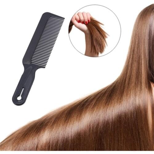 1 Pc Anti Static Comb Carbon 3D Hairdressing Clipper Comb Anti Slide Handle Barber Haircut Comb Stick Hair For Professional Use