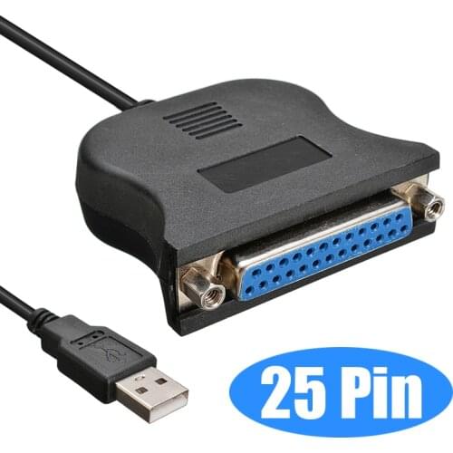 Mayitr 1pc High Quality Printer Adapter Cable 25 Pin Parallel Port To USB 2.0 Cables For Windows98/SE/ME/2000