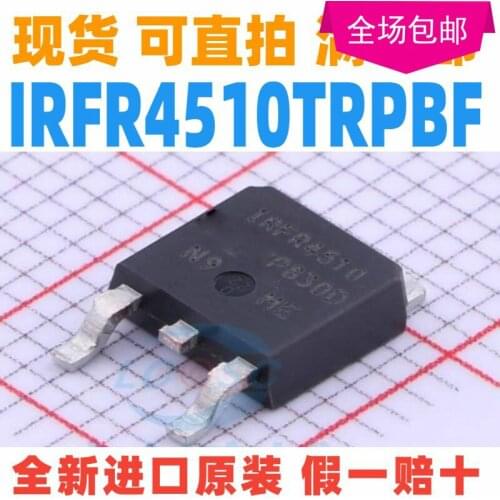 New 10pcs/lot IRFR4510TRPBF FR4510 IRFR4510 100V 63A TO252