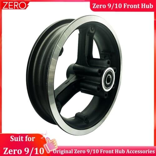Original Zero Accessories Zero9 Zero10 Front Wheel Hub Spare Part Suit for Zero 9 Zero 10 Electric Scooter