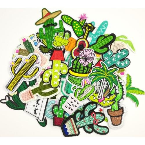 30 Pcs/Lot Embroidered Patches Iron on Applique for Jacket Jeans Backpack Stickers Girls Sewing Supplies Cloth Decoration DIY