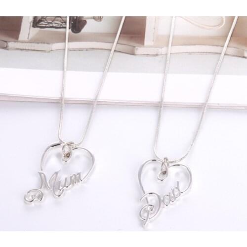 SanLan 1pcs Heart Mom necklace mothers day gifts