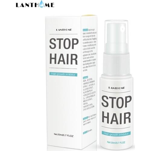 Dropshipping 2019 USA Herbal Permanent Stop Hair Growth Inhibitor Smooth Body Hair Removal Spray for Women Men VIP Treatment