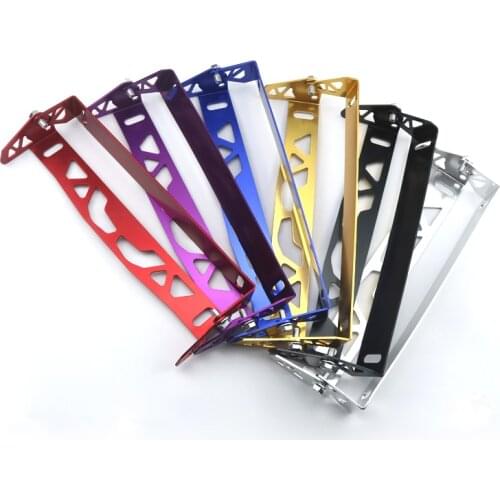 Per Automobile general refitting JDM license plate shelf colorful license plate decoration frame alumin universale