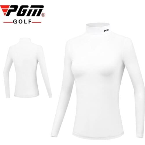 Women Long-Sleeved Ice Silk Golf T-Shirts Slim Fit Autumn Shirts Lovers Golf Apparel Golf Clothes