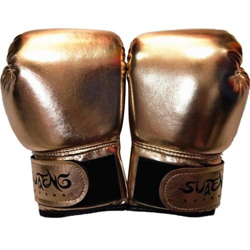 1 Pair Child Boxing Gloves Kids Training Fighting Gloves Muay Thai Sparring Punching Kickboxing Breathable PU Gloves Mitts
