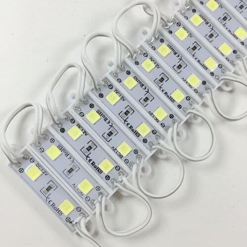1000pcs Mini led modules Cool White 5054 2 LED Module DC12V Waterproof LED Lighting Module for Signage Brighter than 3528