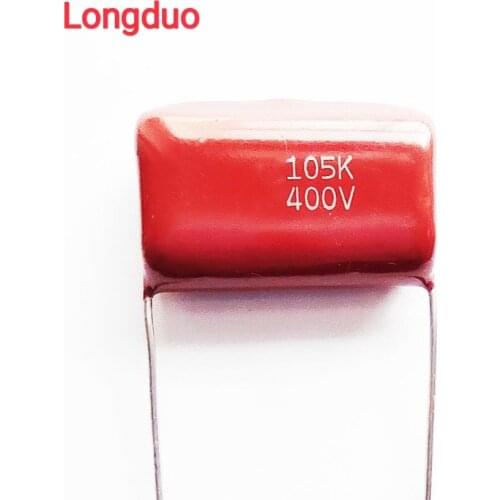 20pcs 105 1.0uf 400V Type CBB Metallized Polypropylene Film Capacitor