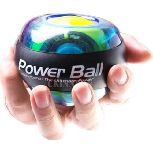 200Pcs/Lot Trainer Relax Gyroscope Ball High Quality Wrist Muscle Power Ball Gyro Arm Exerciser Strengthener LED Fitness